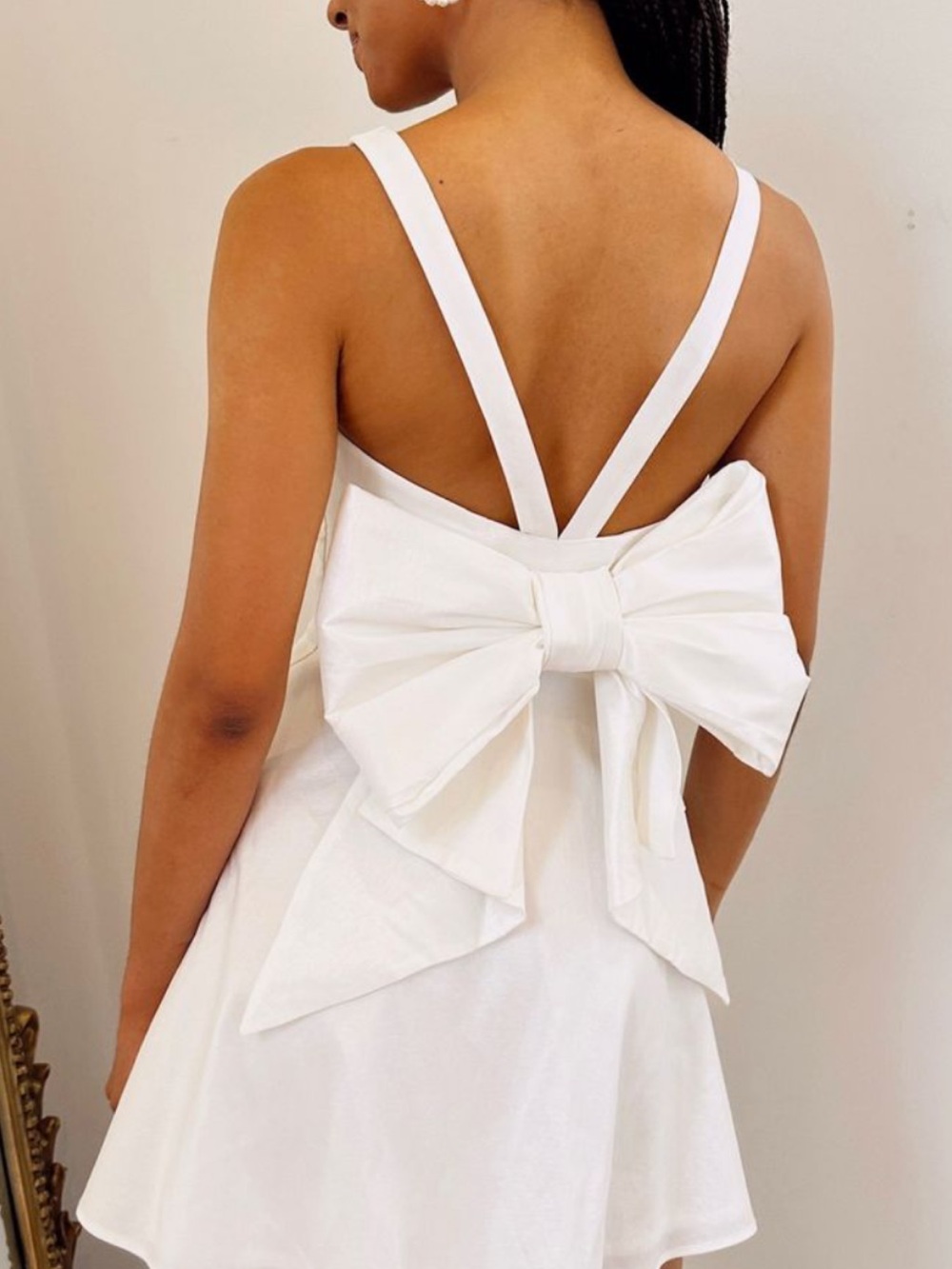 Show Me Your MuMu - NWT Charlotte Bow Mini Dress